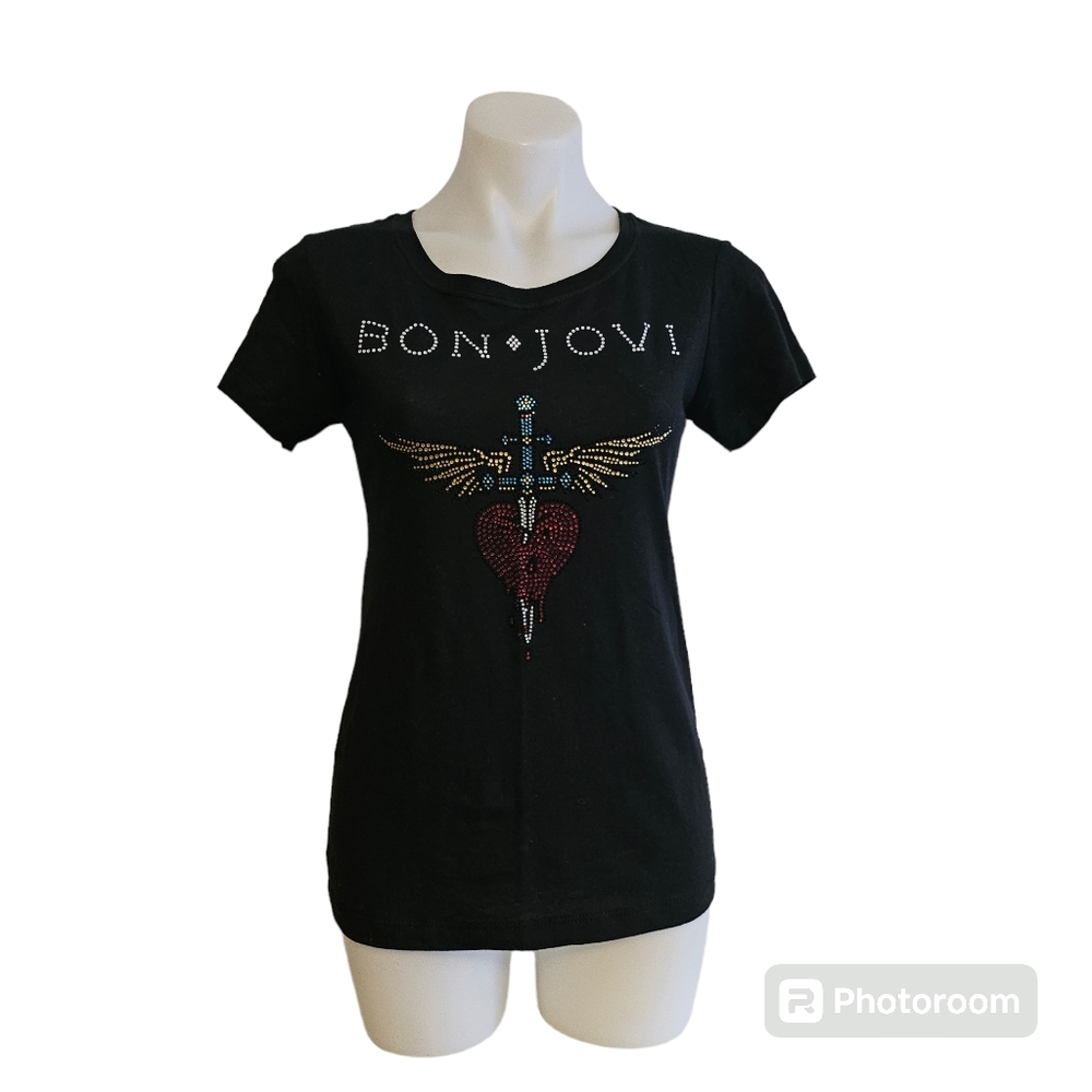 Bon Jovi Official Bling Apparel Size M  NWT